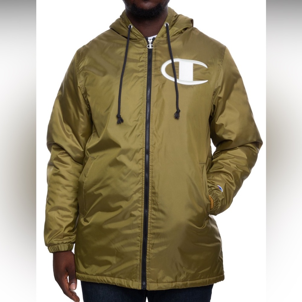 Champion Olive Green Hooded Jacket